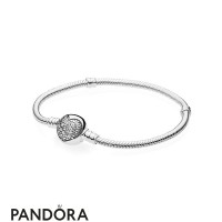 Pandora Bracelets Classic Sparkling Heart Bracelet Jewelry