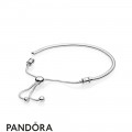 Women's Pandora Jewelry Moments Silver Sliding Bracelet Jewelry