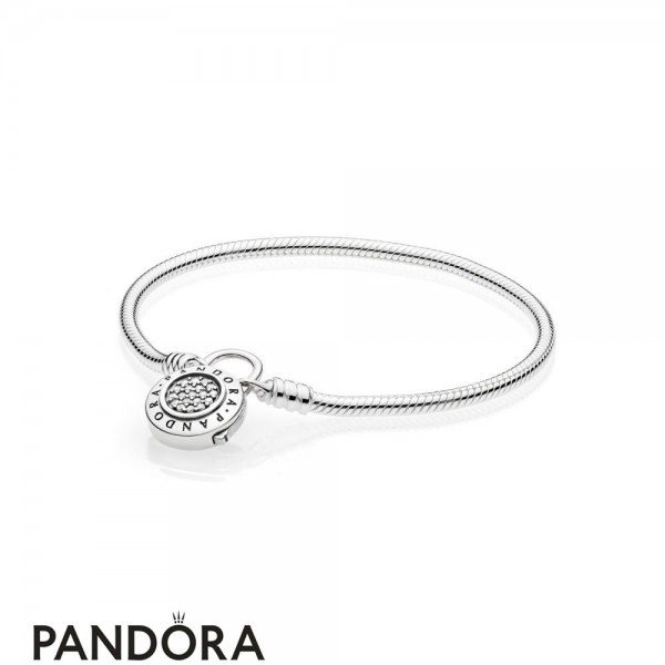 Pandora Smooth Silver Clasp Bracelet