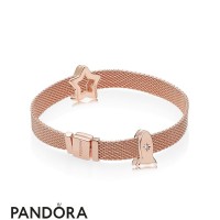 Pandora Rose Reflexions Star And Space Ship Bracelet Set Jewelry