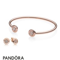Pandora Rose Jewelry Signature Bangle And Earring Gift Set Jewelry Pandora Rose Jewelry Signature Bangle And Earring Gift Set Jewelry