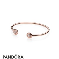 Women's Pandora Rose Signature Open Bangle Jewelry Women's Pandora Rose Signature Open Bangle Jewelry
