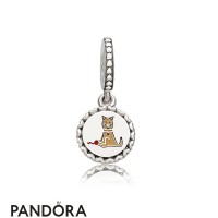 Pandora Animals Pets Charms Cat Stick Figure Pendant Charm Mixed Enamel Jewelry