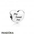 Pandora Animals Pets Charms My Sweet Pet Paw Print Charm Jewelry