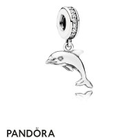 Pandora Animals Pets Charms Playful Dolphin Pendant Charm Clear Cz Jewelry Pandora Animals Pets Charms Playful Dolphin Pendant Charm Clear Cz Jewelry