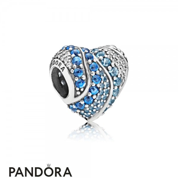 Women's Pandora Aqua Heart Charm Jewelry Jewelry