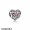 Pandora Birthday Charms January Signature Heart Charm Garnet Jewelry