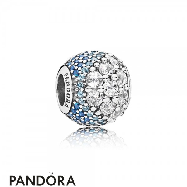 Women's Pandora Blue Enchanted Pave Charm Jewelry Jewelry