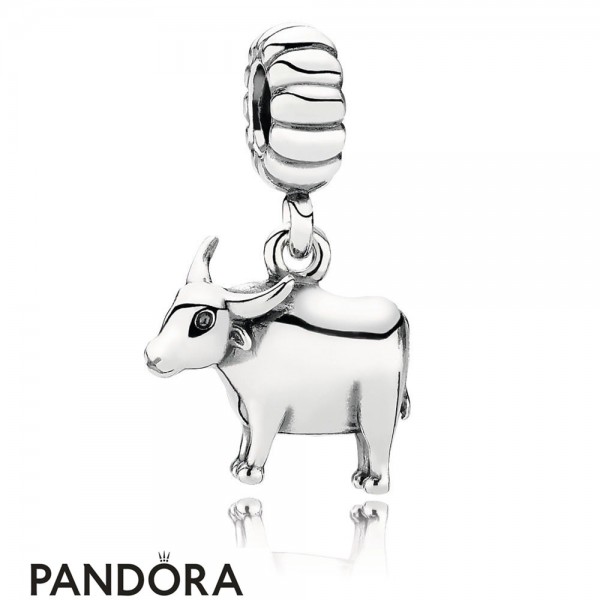 Women's Pandora Chinese Zodiac Ox Pendant Charm Jewelry