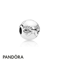 Pandora Clips Charms Dainty Bow Clip Clear Cz Jewelry