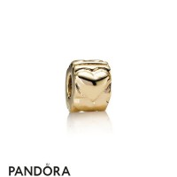 Pandora Clips Charms Heart Clip 14K Gold Jewelry Pandora Clips Charms Heart Clip 14K Gold Jewelry