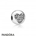 Pandora Clips Charms Heart Of Winter Clip Clear Cz Jewelry