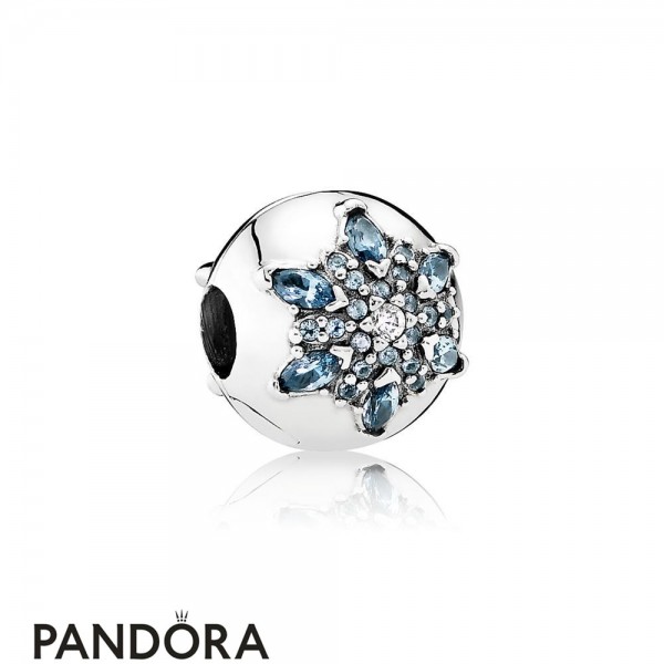 Vice Låse Blodig Women's Pandora Jewelry Crystallised Snowflake Clip Jewelry-Pandora Charm store  near me