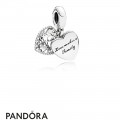 Pandora Family Charms Love Makes A Family Pendant Charm Pink Enamel Clear Cz Jewelry