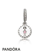 Pandora Family Charms Mom Stick Figure Pendant Charm Mixed Enamel Jewelry