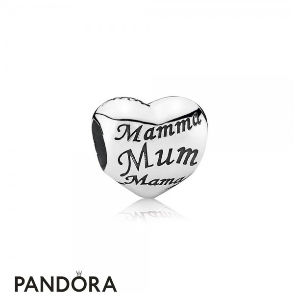 Pandora Family Charms Mother's Heart Charm Jewelry