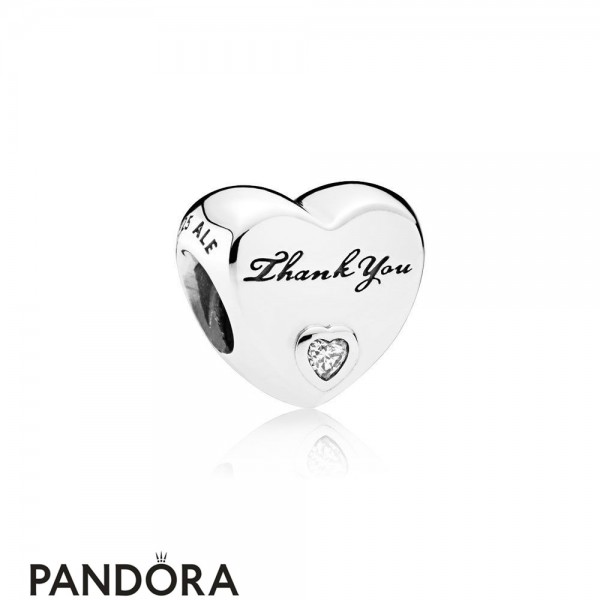 Pandora Family Charms Thank You Clear Cz Jewelry