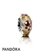Women's Pandora Golden Glass Ladybird Charm Jewelry Women's Pandora Golden Glass Ladybird Charm Jewelry