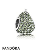 Women's Pandora Green Pave Pear Charm Jewelry Women's Pandora Green Pave Pear Charm Jewelry