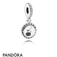 Women's Pandora Hockey Dangle Charm Mixed Enamel Jewelry Women's Pandora Hockey Dangle Charm Mixed Enamel Jewelry