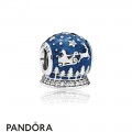 Pandora Holidays Charms Christmas Night Charm Midnight Blue Enamel Clear Cz Jewelry