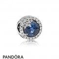 Pandora Holidays Charms Christmas Dazzling Snowflak Twilight Blue Crystals Clear Cz Jewelry