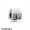Pandora Holidays Charms Christmas Santa's Home Charm White Translucent Red Enamel Jewelry