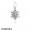 Women's Pandora Inspiration Frozen Snowflake Pendant Charm Clear Cz Jewelry