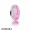 Pandora Inspirational Charms Survivor Charm Pink Murano Glass Pink Enamel Jewelry
