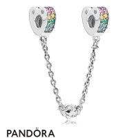 Pandora Multi Colour Arcs Of Love Safety Chain Jewelry Jewelry Pandora Multi Colour Arcs Of Love Safety Chain Jewelry Jewelry
