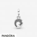 Women's Pandora My Blue Ocean Wave Dangle Charm Jewelry