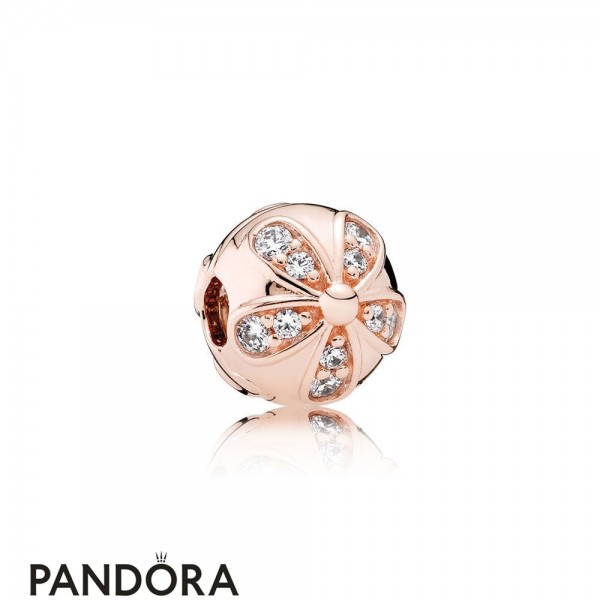 Pandora Nature Charms Dazzling Daisies Clip Pandora Rose Clear Cz Jewelry