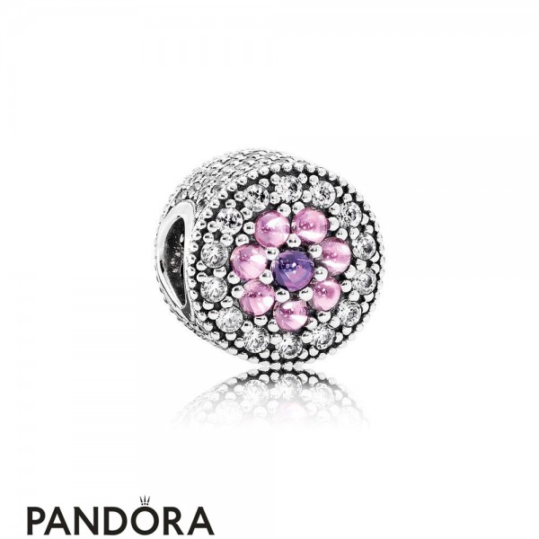 Pandora Nature Charms Dazzling Floral Charm Multi Colored Cz Jewelry