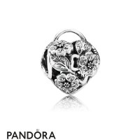 Pandora Nature Charms Floral Heart Padlock Charm Jewelry Pandora Nature Charms Floral Heart Padlock Charm Jewelry