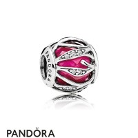 Pandora Nature Charms Nature's Radiance Charm Synthetic Ruby Clear Cz Jewelry Pandora Nature Charms Nature's Radiance Charm Synthetic Ruby Clear Cz Jewelry