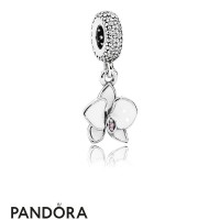 Pandora Nature Charms Orchid Pendant Charm White Enamel Clear Orchid Cz Jewelry Pandora Nature Charms Orchid Pendant Charm White Enamel Clear Orchid Cz Jewelry