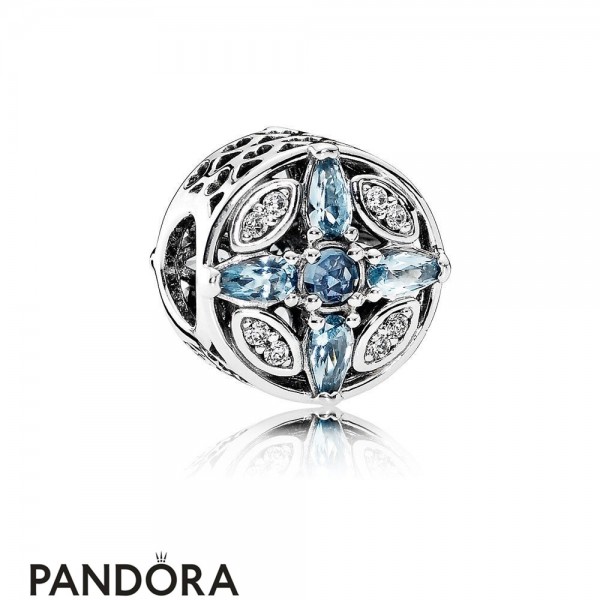 Pandora Nature Charms Patterns Of Frost Charm Multi Colored Crystal Clear Cz Jewelry