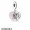 Pandora Nature Charms Springtime Pendant Charm Soft Pink Enamel Clear Cz Jewelry