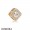 Pandora Passions Charms Chic Glamour Geometric Radiance Charm 14K Gold Clear Cz Jewelry