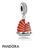 Pandora Passions Charms Nautical Chinese Junk Ship Pendant Charm Red Enamel Clear Cz Jewelry Pandora Passions Charms Nautical Chinese Junk Ship Pendant Charm Red Enamel Clear Cz Jewelry