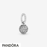 Women's Pandora Paved Ball Pendant Jewelry Women's Pandora Paved Ball Pendant Jewelry
