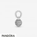 Women's Pandora Paved Ball Pendant Jewelry