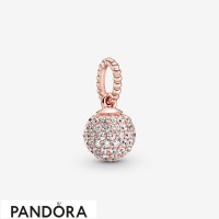 Women's Pandora Paved Sphere Pendant Jewelry Women's Pandora Paved Sphere Pendant Jewelry
