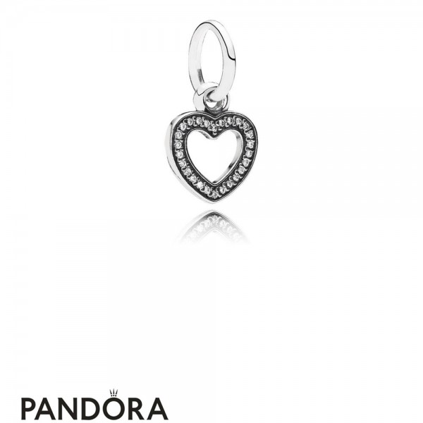 Pandora Pendant Charms Symbol Of Love Pendant Charm Clear Cz Jewelry