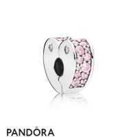 Women's Pandora Jewelry Pink Arcs Of Love Spacer Clip Jewelry Women's Pandora Jewelry Pink Arcs Of Love Spacer Clip Jewelry