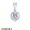 Women's Pandora Police Pendant Charm Blue Enamel Jewelry