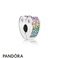 Women's Pandora Jewelry Rainbow Arcs Of Love Spacer Clip Jewelry