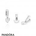 Pandora Reflexions Floating Heart Clip Charm Jewelry