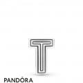 Pandora Reflexions Letter T Charm Jewelry