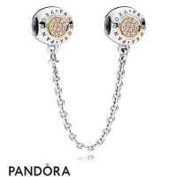 Pandora Safety Chains Pandora 14K Signature Safety Chain Clear Cz Jewelry Pandora Safety Chains Pandora 14K Signature Safety Chain Clear Cz Jewelry